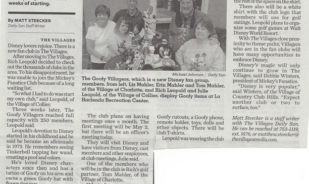 We made the DAILY SUN…